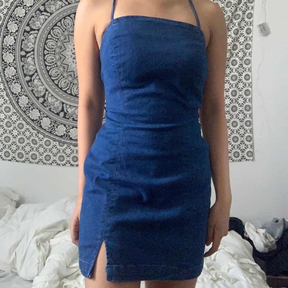 garage denim dress